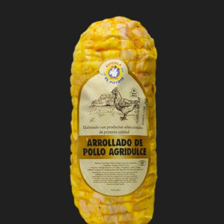 Arrollado de pollo agridulce Arrollado de pollo agridulce