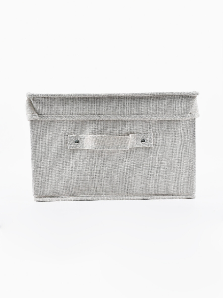 CAJA PLEGABLE GRIS COTTON - BEIGE 