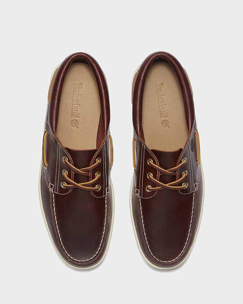 Zapatos Naúticos Portofino Pier Hombre Burgundy Full Grain