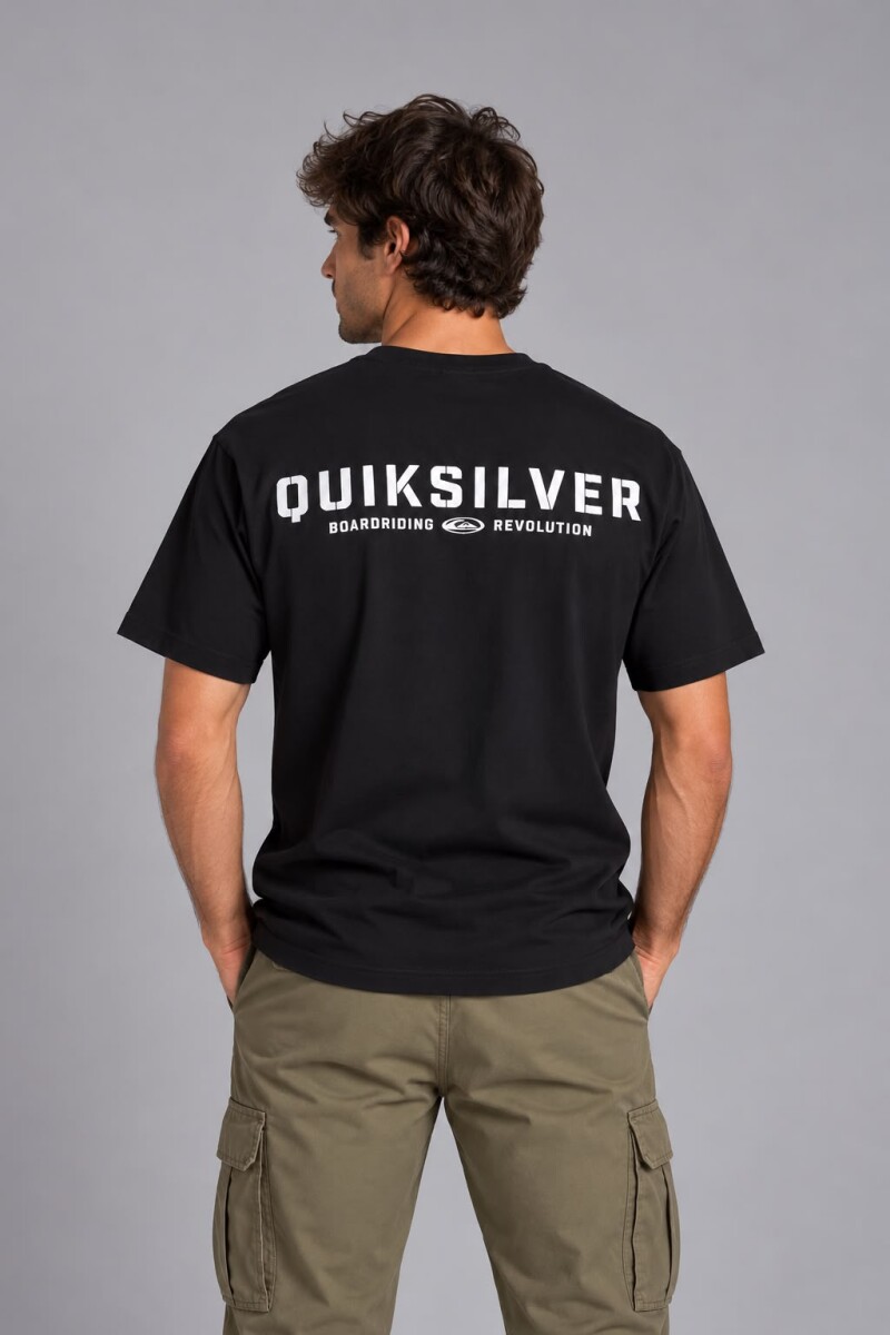 T-SHIRT QUIKSILVER 40623 M.C OVEI - NEGRO 