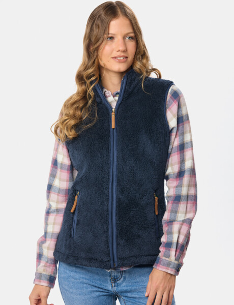 CHALECO EN SHERPA Azul