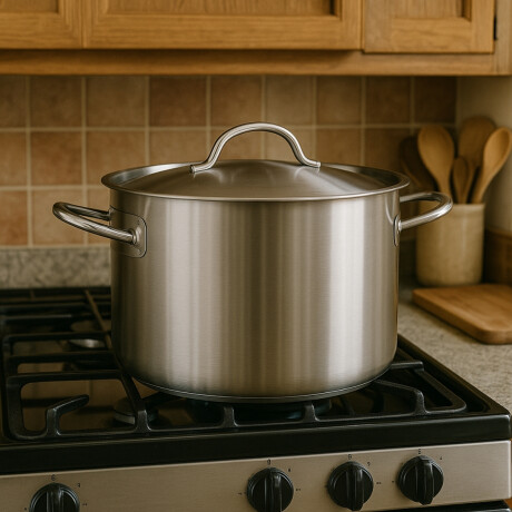 Cacerola inox con tapa 28 x17.5 cm 10.2 lts Cacerola inox con tapa 28 x17.5 cm 10.2 lts