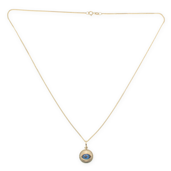 Colgante Ojito de oro amarillo 18k. Sin cadena Colgante Ojito de oro amarillo 18k. Sin cadena