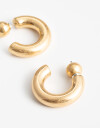 Aros Argollas Metal Aros Argollas Metal - Dorado Oro Amarillo