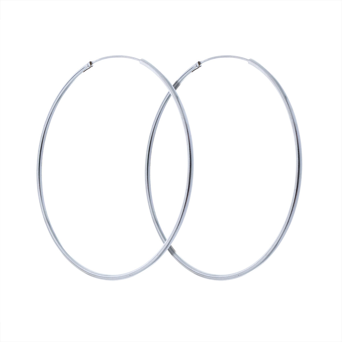 Par de aros de plata 925, PORTEÑOS. 