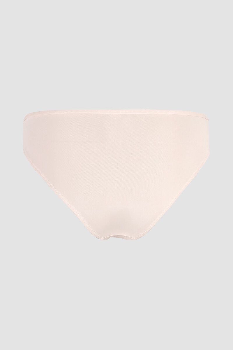 Bomb. microfibra & puntilla Beige