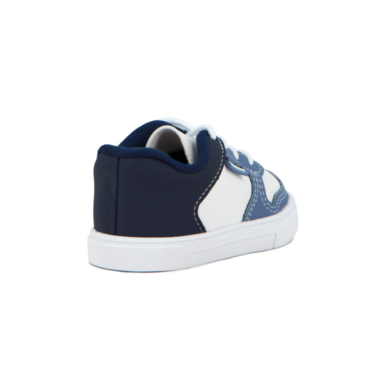 Molekinho Calzado De Niño Casual Acordonado Blanco-marino