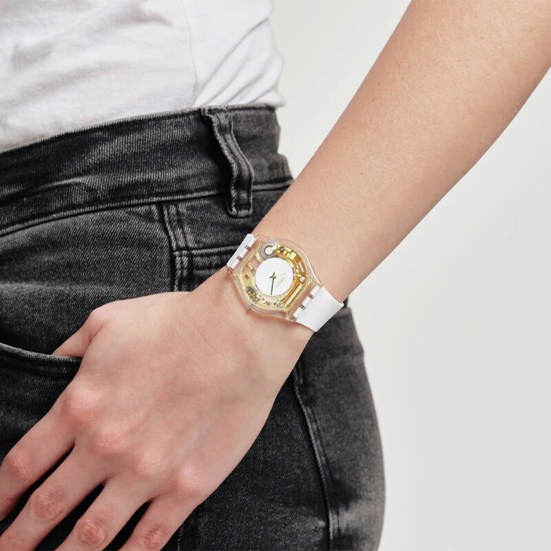 Reloj Swatch SS08K106 para mujer en silicona blanca Reloj Swatch Ss08k106 Para Mujer En Silicona Blanca