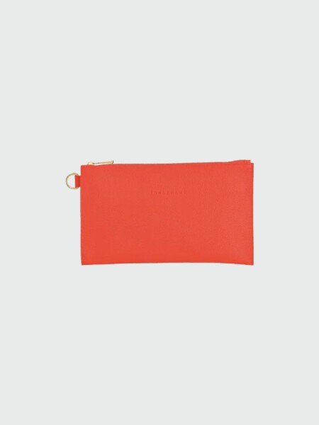 Longchamp -POUCHETTE LE FOULONNÉ Naranja