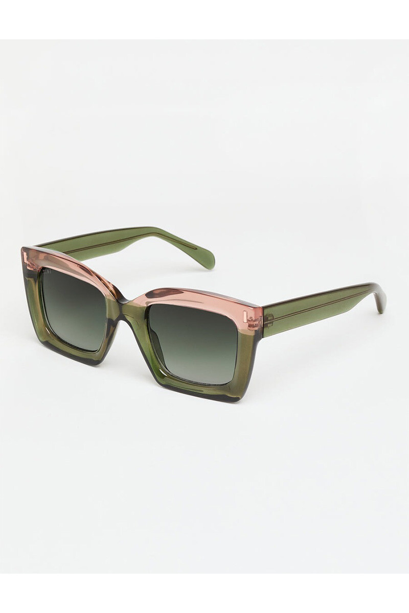 Lentes Tiwi Mali Bicolor Green/pink With Green Gradient Lenses
