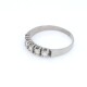 Anillo en oro 18k blanco y brillantes Anillo en oro 18k blanco y brillantes
