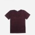 T-Shirt manga corta rayada MARRON