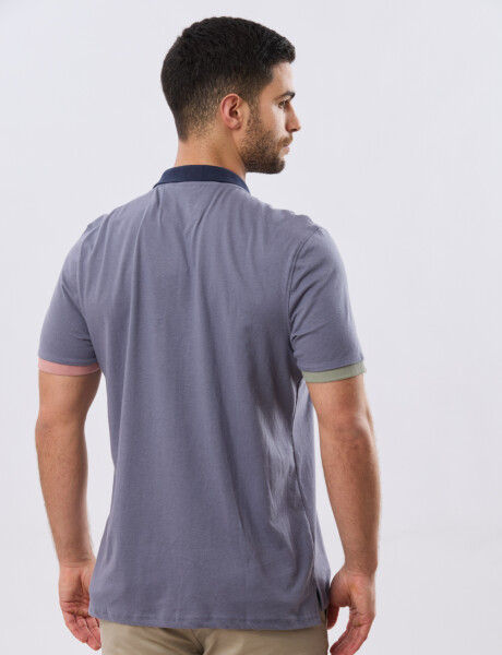 REMERA POLO LISA JERSEY Indigo