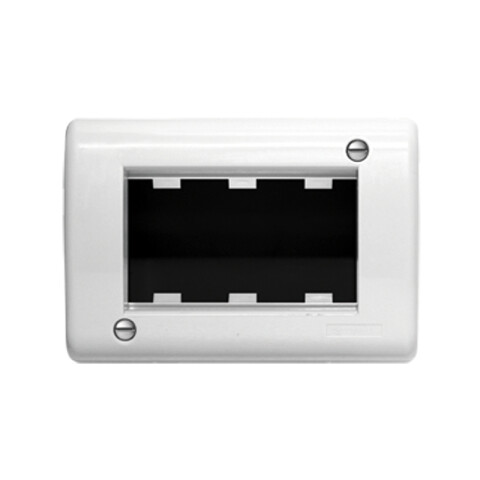 Caja exterior para 3 módulos gris - Ave C55609