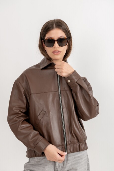 Chaqueta bomber Senegal Marron
