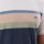 REMERA RAYADA DE ALGODÓN Azul