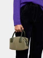 Bolso De Mano De Textura Suave caqui
