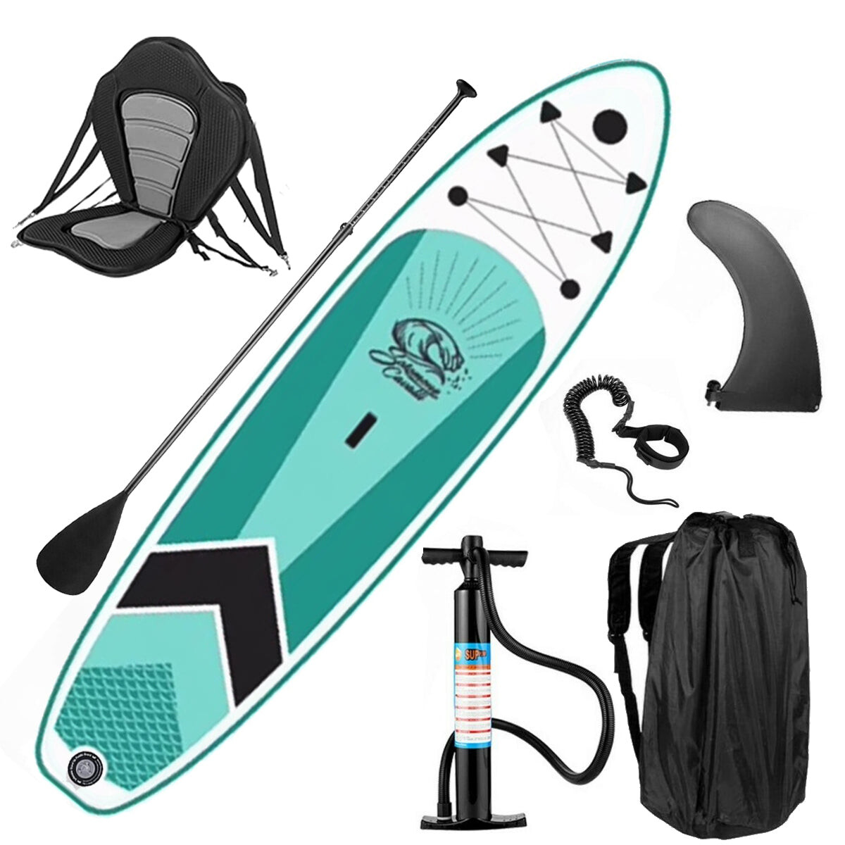 Tabla Stand Up Paddle Inflable 3.20m Compl Surf +Remo - 1 