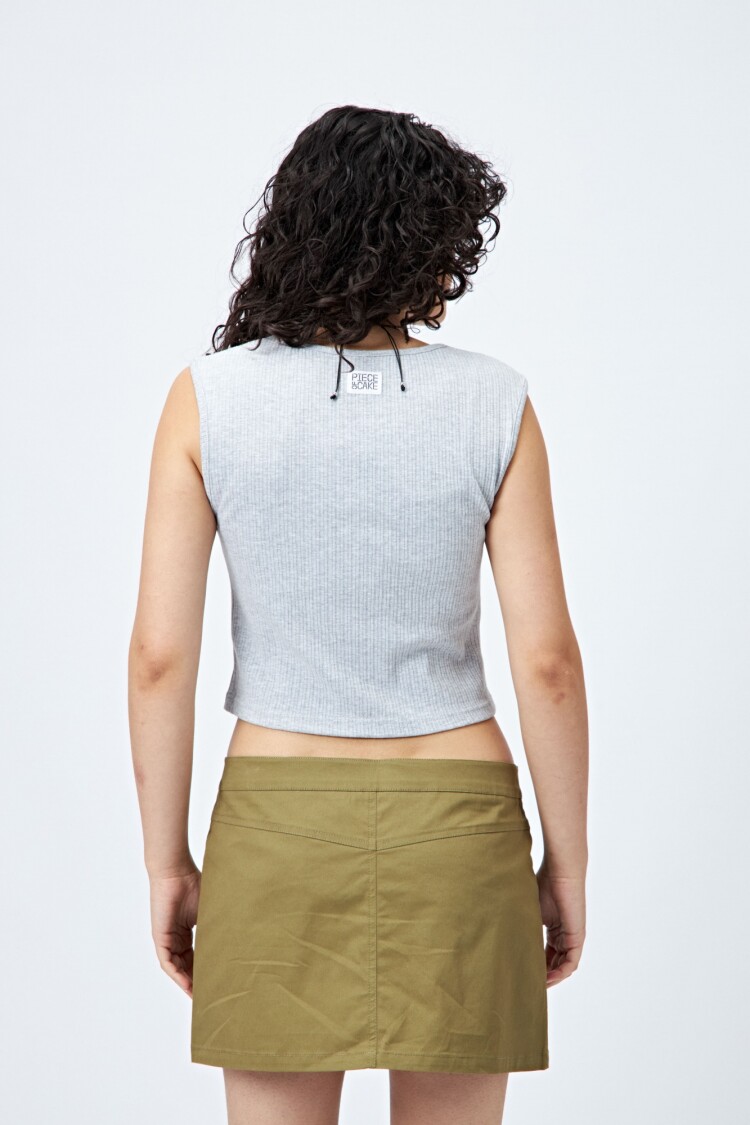 TOP NELSY Gris Melange