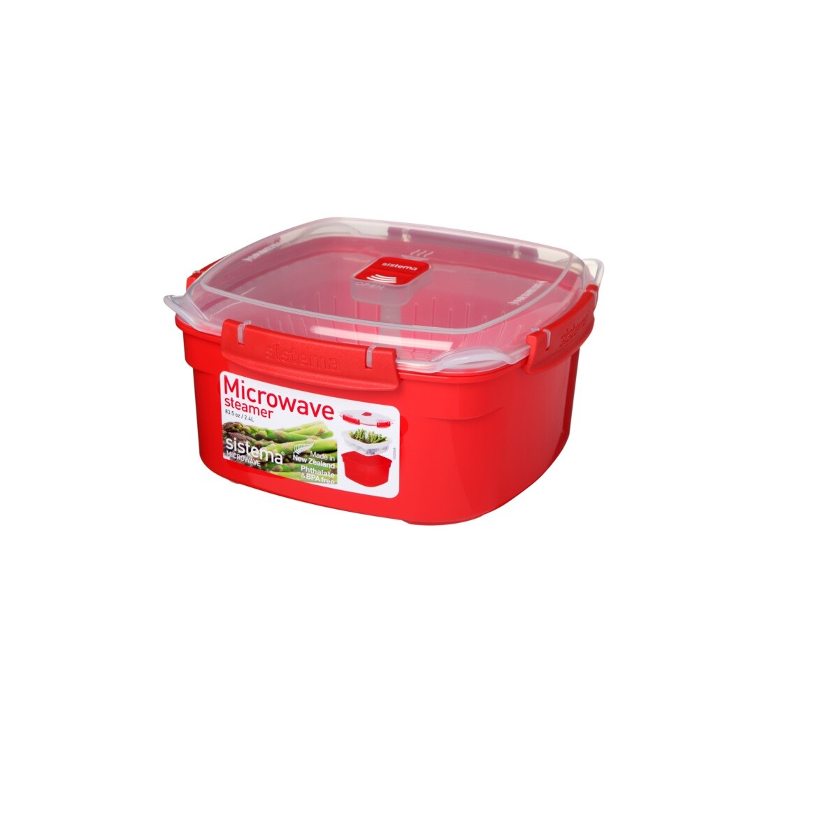 Recipiente Microondas redondo 2,4l Red