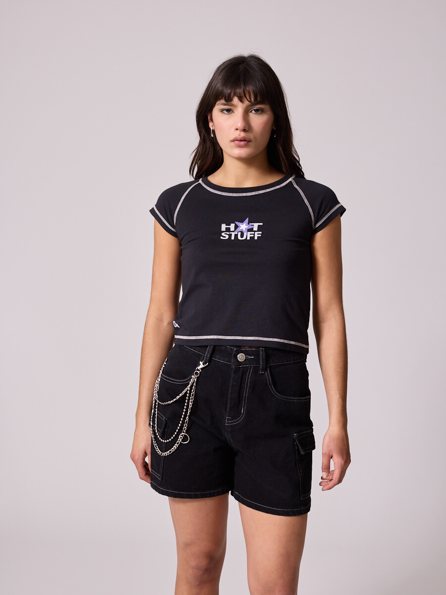 T-SHIRT CIEN DIXIE Negro