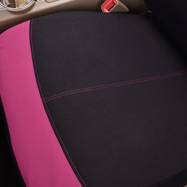Cubreasiento Universal Para Auto Negro Y Rosado Cubreasiento Universal Para Auto Negro Y Rosado