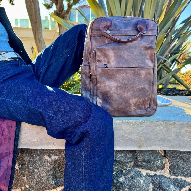 Mochila Oporto Marrón