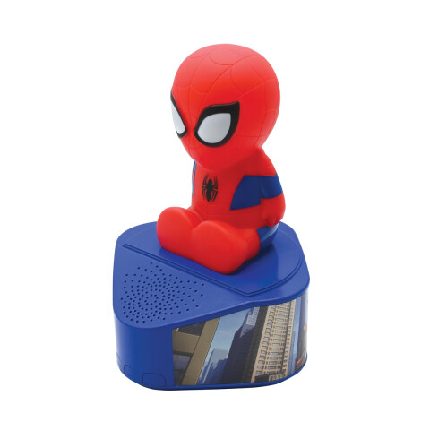 Parlante con Figura 3D Luminosa y Bluetooth Lexibook 21 x 16 cm Spiderman