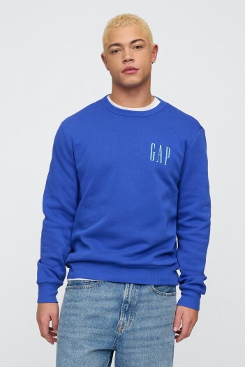 Buzo Deportivo Logo Gap Hombre Dazzling Blue 183949Tc