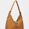 Bolso Signature en cuero graneado Cuoio