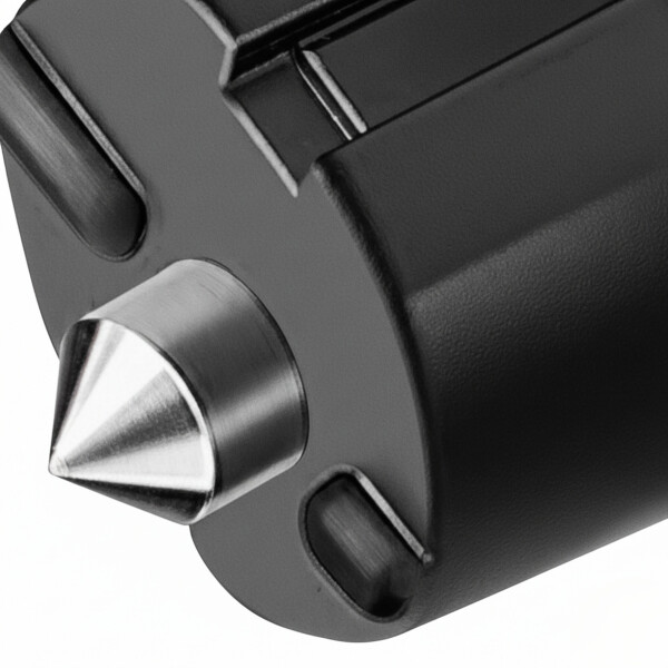 Mini Martillo Seguridad Autos Llavero Rompe Vidrios Ventanas Color Naranja