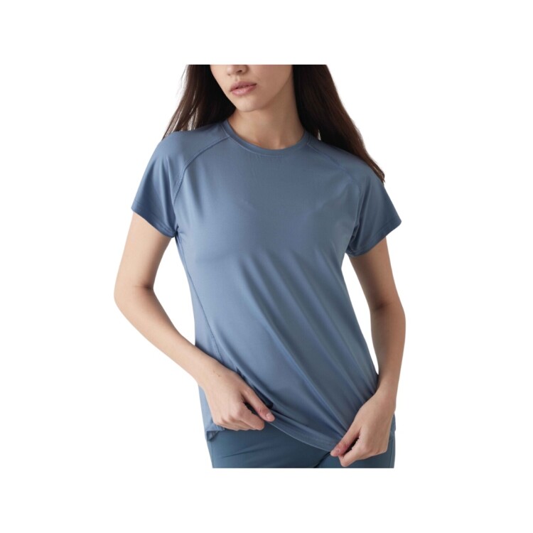 REMERA ATENEA GRIS - AZULADO