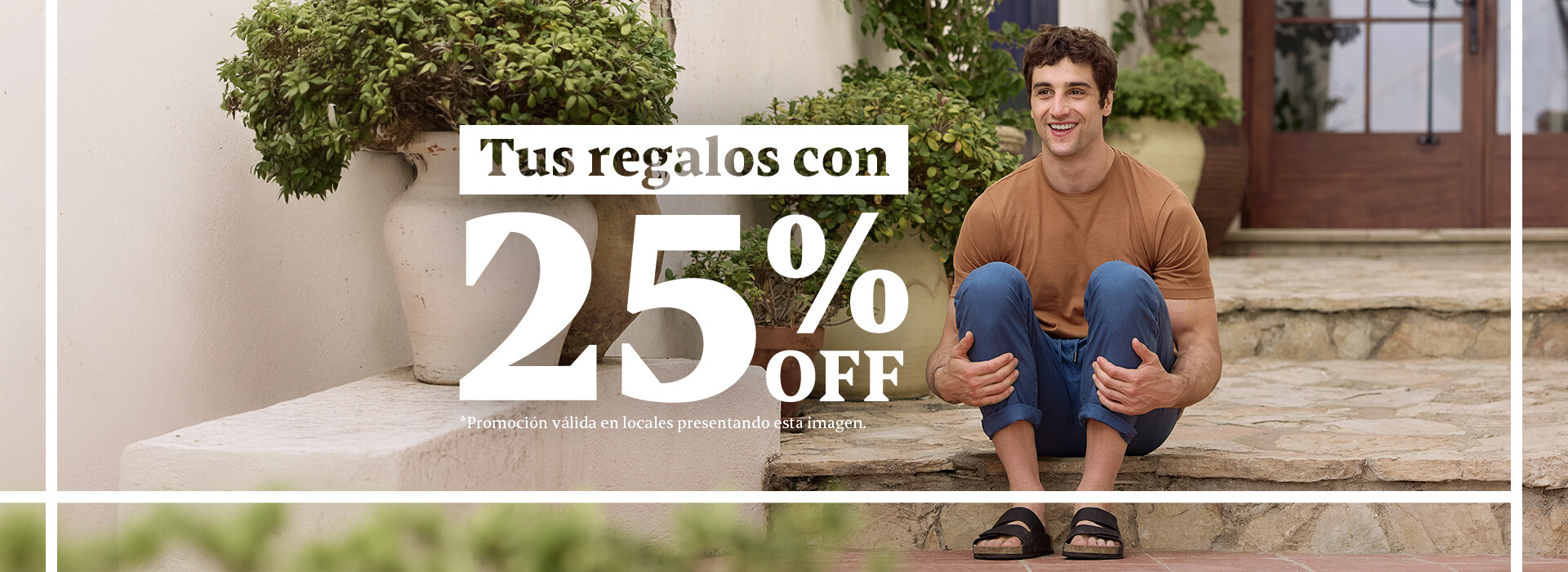 Descuento 25% en todo regalos Fiestas