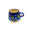 Taza de té de cerámica artesanal Azul