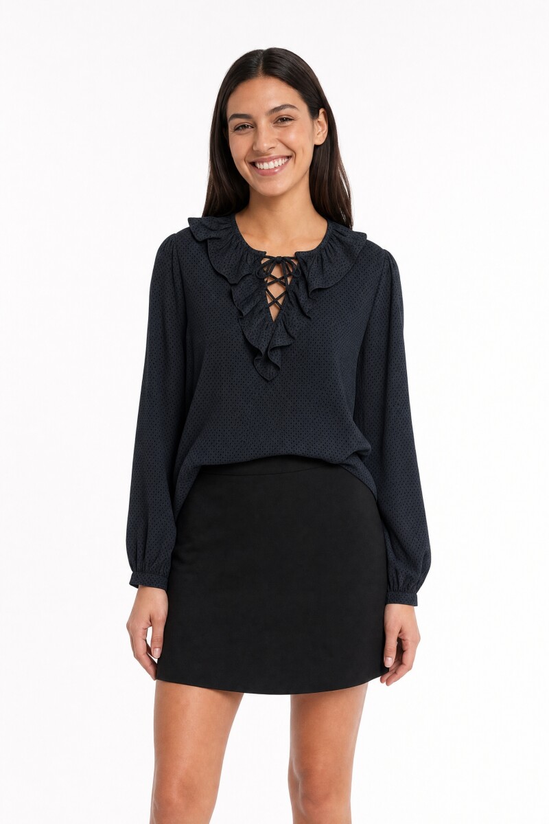 BLUSA MILCA - NEGRO. 