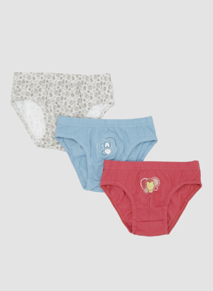 Pack x3 slips algodón marvel/disney Marvel