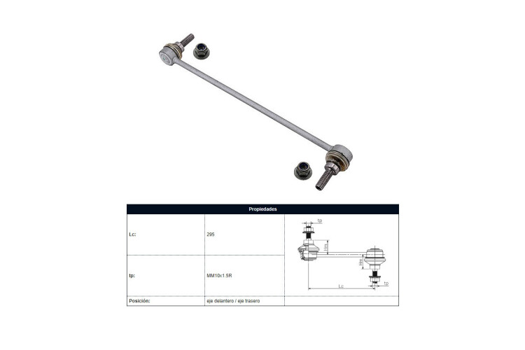 Bieleta Renault Duster/Captur/Oroch 11-25 Der/Izq Bieleta Renault Duster/Captur/Oroch 11-25 Der/Izq