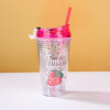 Vaso De Plástico Doble Capa Tapa Abatible - Frutitas - 500ml Vaso De Plástico Doble Capa Tapa Abatible - Frutitas - 500ml