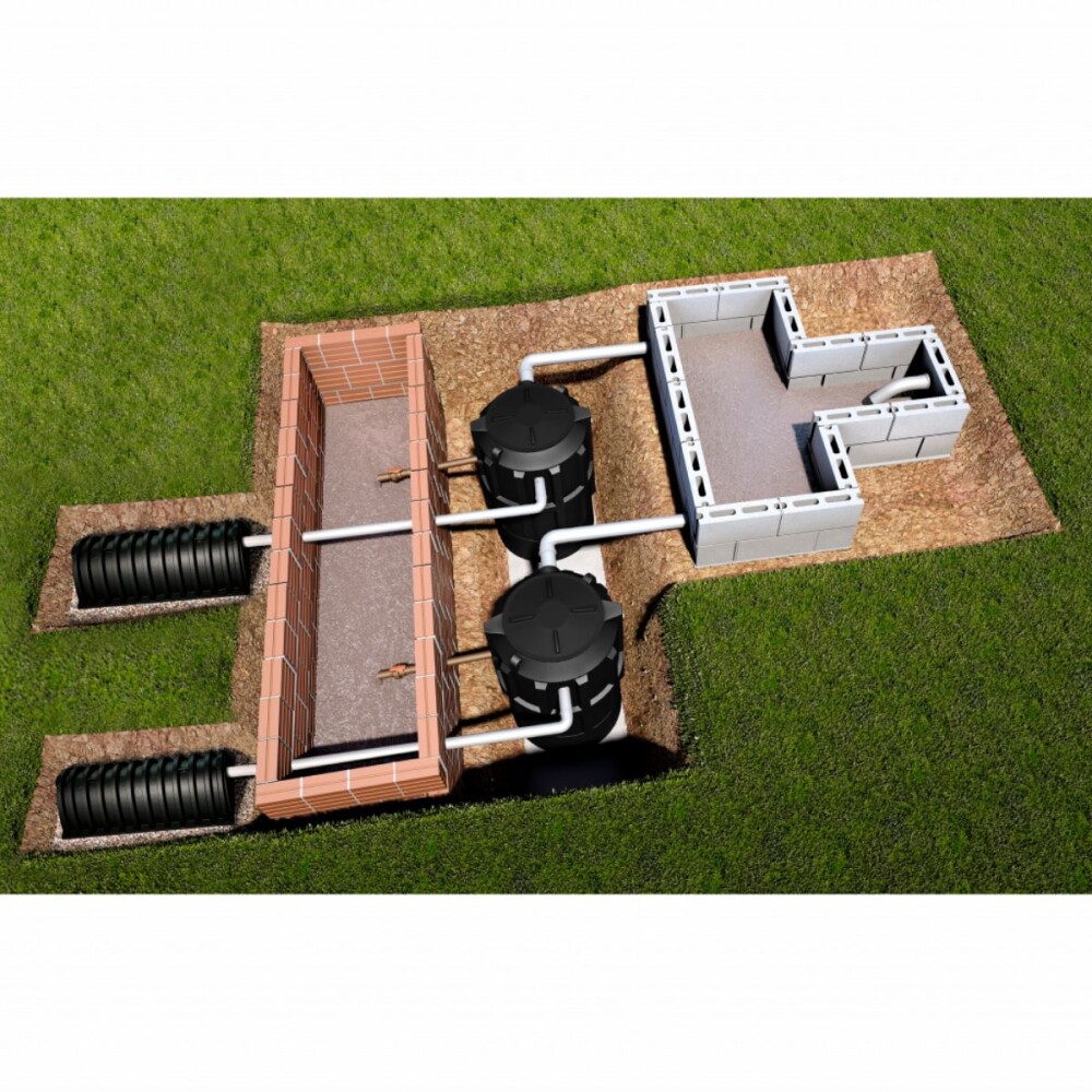 Cámara séptica Biodigestor MAX 700L Fortlev Cámara Séptica Biodigestor Max 700l Fortlev