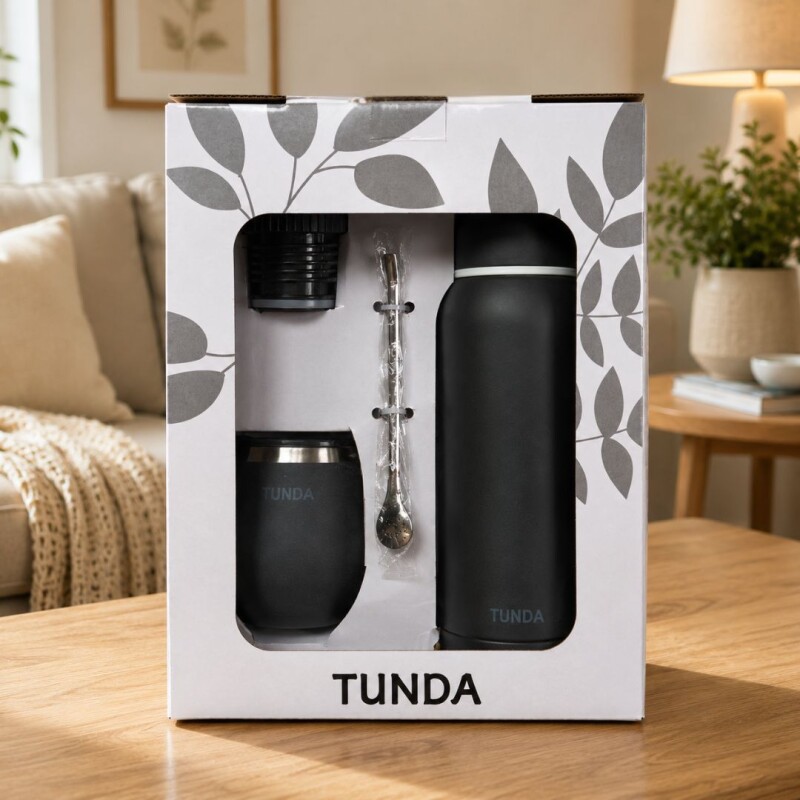 Set Matero Térmico Tunda Negro Negro