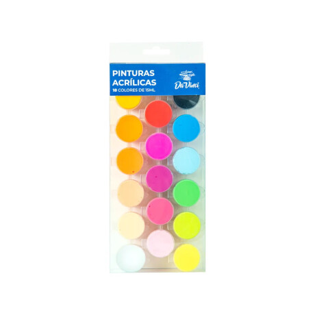 Set de Pintura Acrilica Da Vinci 15 ml x 18 Set de Pintura Acrilica Da Vinci 15 ml x 18