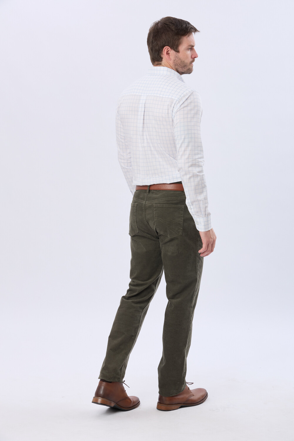 PANTALÓN DE PANA Verde