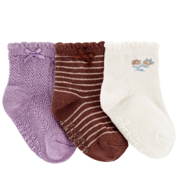 set X3 medias Carters lila set X3 medias Carters lila