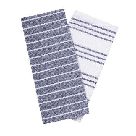 SET REPASADORES X 2 ALGODON BLANCO NICOLETTE BCO/AZUL