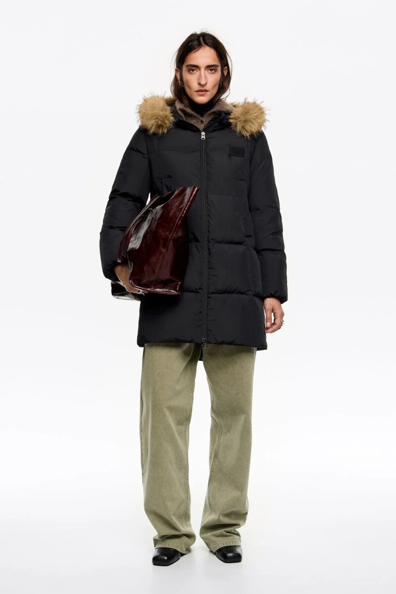 ABRIGO ACOLCHADO Negro