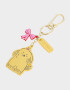 Llavero Metal Llavero Y Charm Metálico De Perrito - Dorado