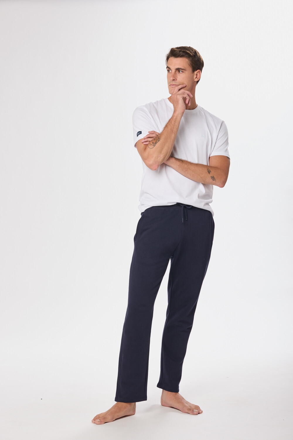 PANTALON DE FELPA Azul