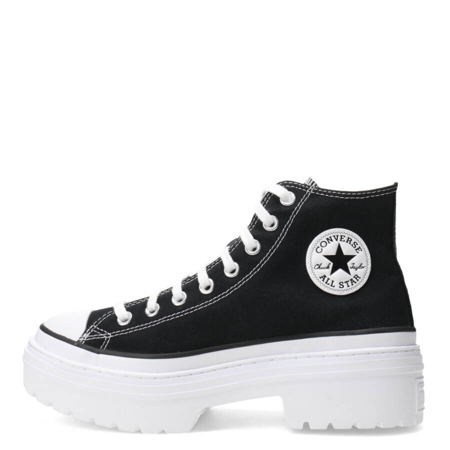 Championes de Mujer Converse Chuck Lugged Heel Platform Negro - Blanco