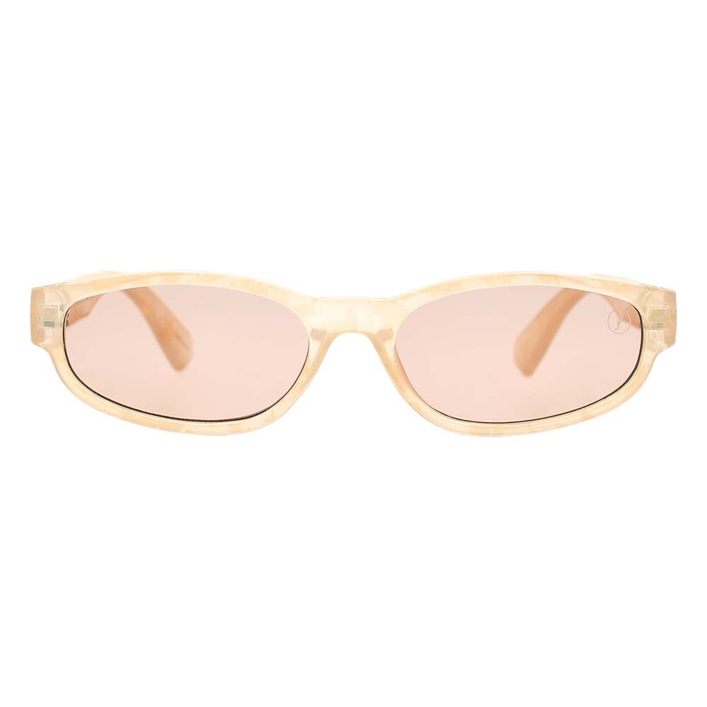 Lentes De Sol De Policarbonato Cuadrado Anitta Marrón/Morado