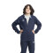 Campera Infantil Umbro C/Capucha Junior Azul Marino - Blanco